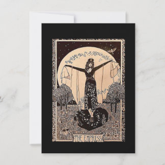 The empress tarotkortet  anteckningskort