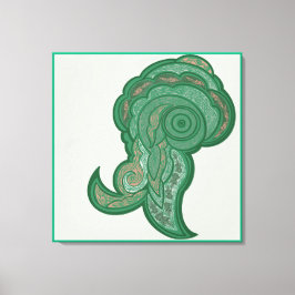 The Enchanted Coral Garden Canvastryck