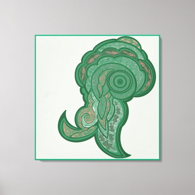 The Enchanted Coral Garden Canvastryck (Framsida)