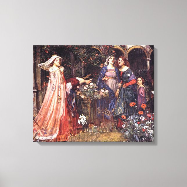 The Enchanted Garden 1917 John William Waterhouse Canvastryck (Framsida)