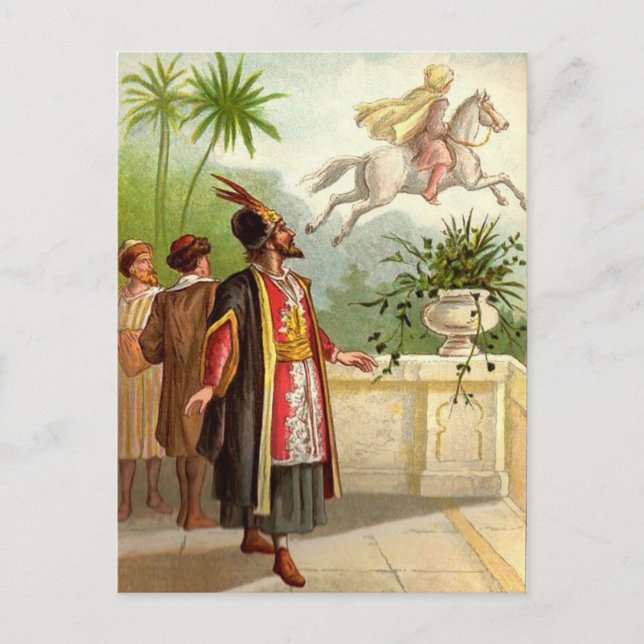 The Enchanted Horse Scheherazade's Tale Vykort (Framsida)