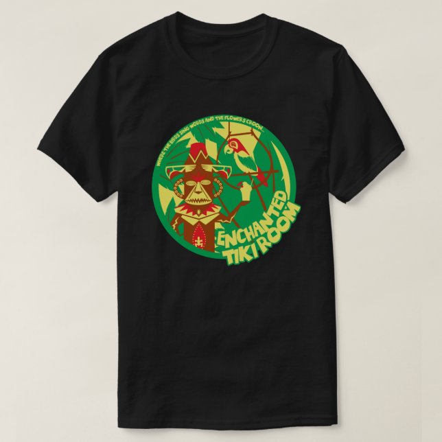 The Enchanted Tiki Room (grönt1) T Shirt (Design framsida)