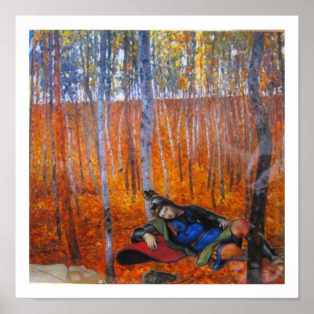 The Enchanted Woods - A Faerie tale - collage art Poster (Framsidan)