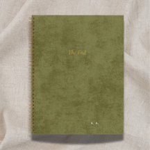The End | Custom Storyteller Green Journal