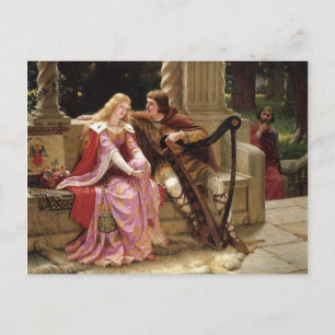 The End of the Sång by Edmund Leighton, c. 1902 Vykort