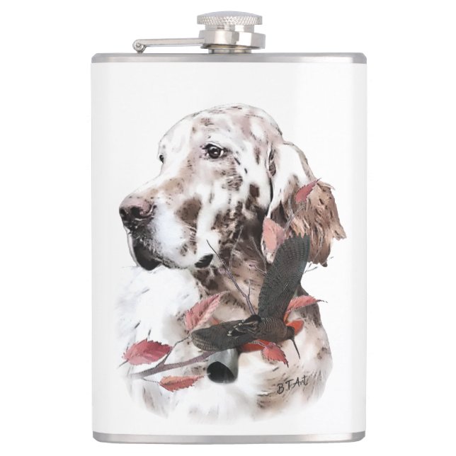 The English Setter, passion jakt Fickplunta (Framsidan)
