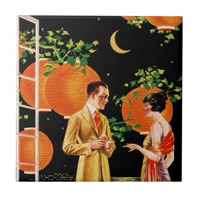 The English Woolen Mills Company Kakelplatta (Framsidan)