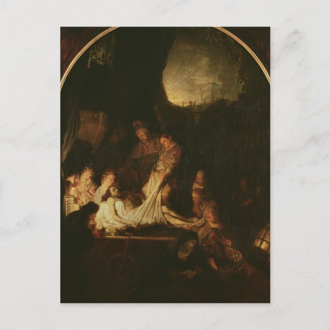 The Entombment, 1639 Vykort (Framsida)