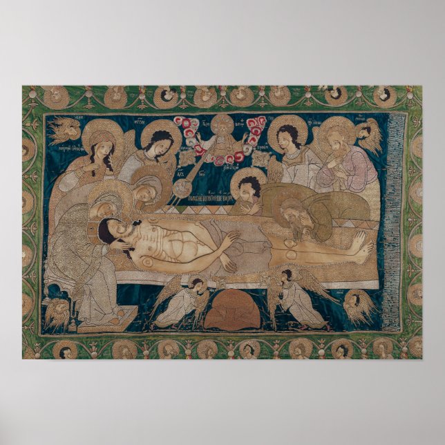 The Entombment, Moskva School, 1678 Poster (Framsidan)