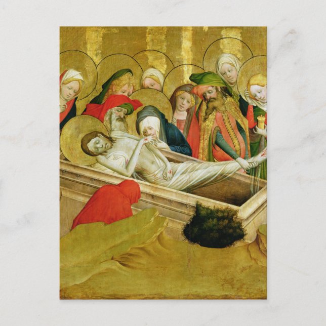 The Entombment, panel från St. Thomas Vykort (Framsida)