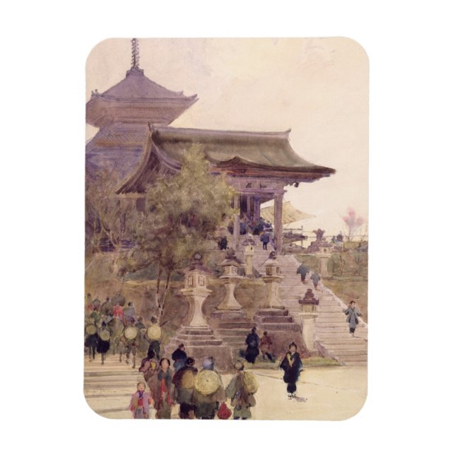 The Entrance to the Temple of Kiyomizu-Dera, Kyoto Magnet (Vertikal)