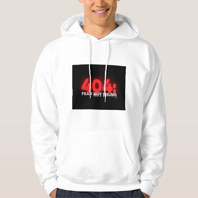 The Error Code That Runs on Confidence Hoodie (Framsida)