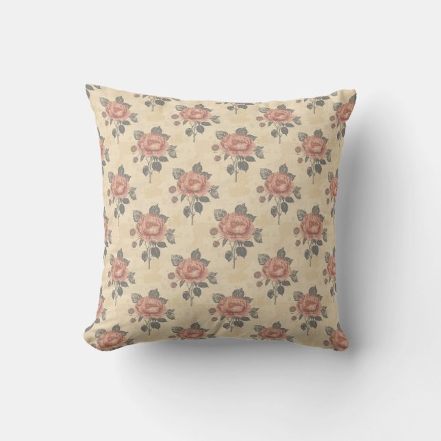 The essence of blooming grace pattern kudde (Framsida)