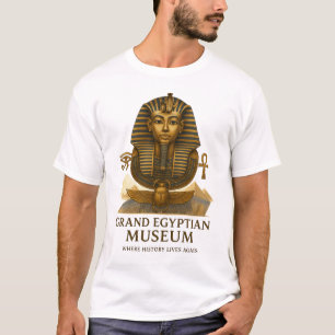 The Eternal Legacy – Stora egyptiska museets öppni T Shirt