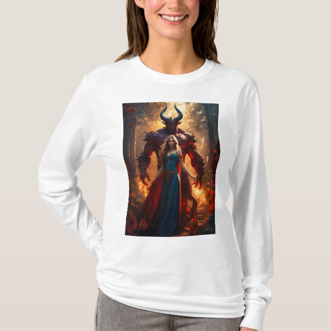 "The Eternance: the Demon's Embrace" T Shirt (Framsida)