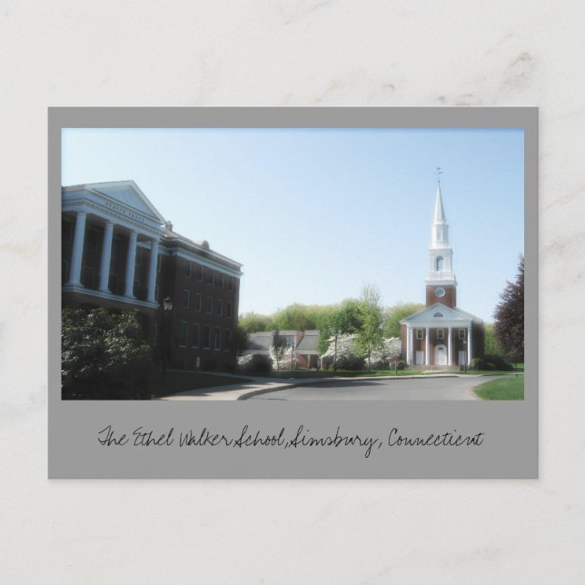 The Ethel Walker School, Simsbury, CT Vykort (Framsida)