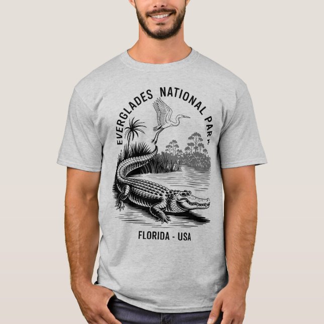 The Everglades  T Shirt (Framsida)