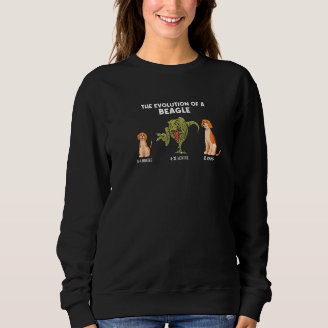 The Evolution Of A Beagle Beagle Dog Mom  Beagle T Shirt (Framsida)