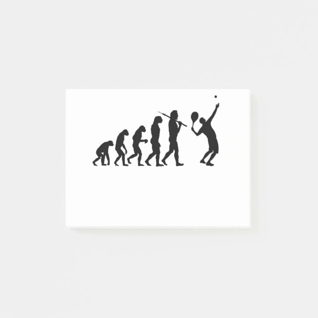 The Evolution of Tennis Post-it Block (Framsida)