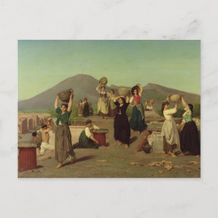 The Excavations at at Pompeii, 1865 Vykort