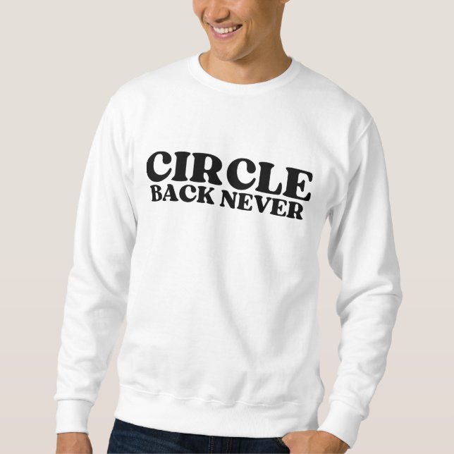 The Execution Layer | Circle Back Never Crewneck Lång Ärmad Tröja (Framsida)