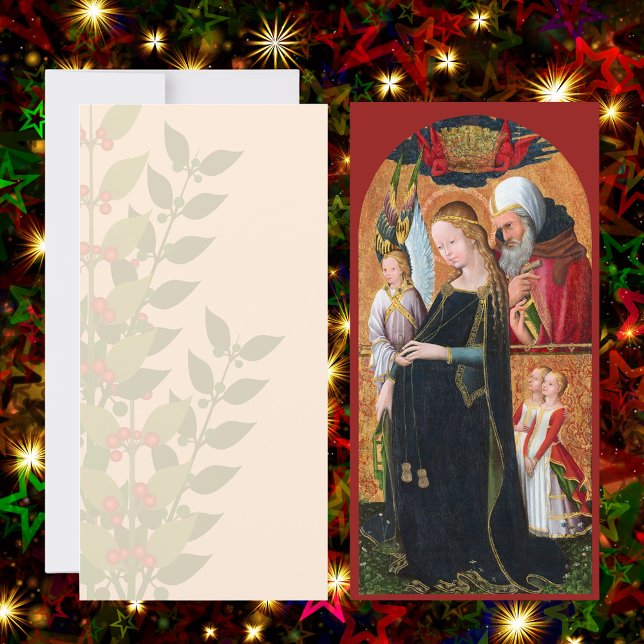 The Expectant Madonna with Saint Joseph Flat Card (Skapare uppladdad)