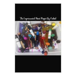 The Experimental Paint Photo Enlargement Fototryck