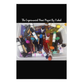 The Experimental Paint Photo Enlargement Fototryck