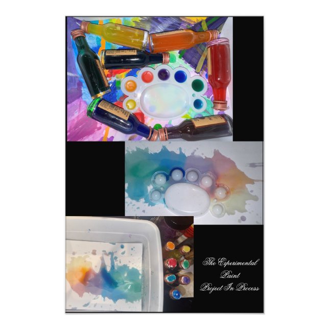 The Experimental Paint Project In Process Fototryck (Framsidan)