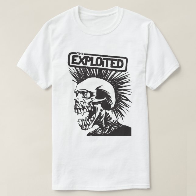 The Exploited – Punk Skull T Shirt (Design framsida)