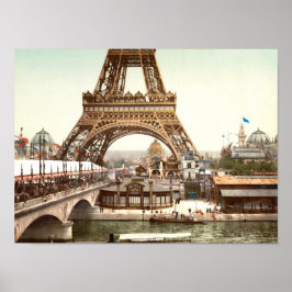 The Exposition Universelle - 1900 - Eiffel Torn Poster