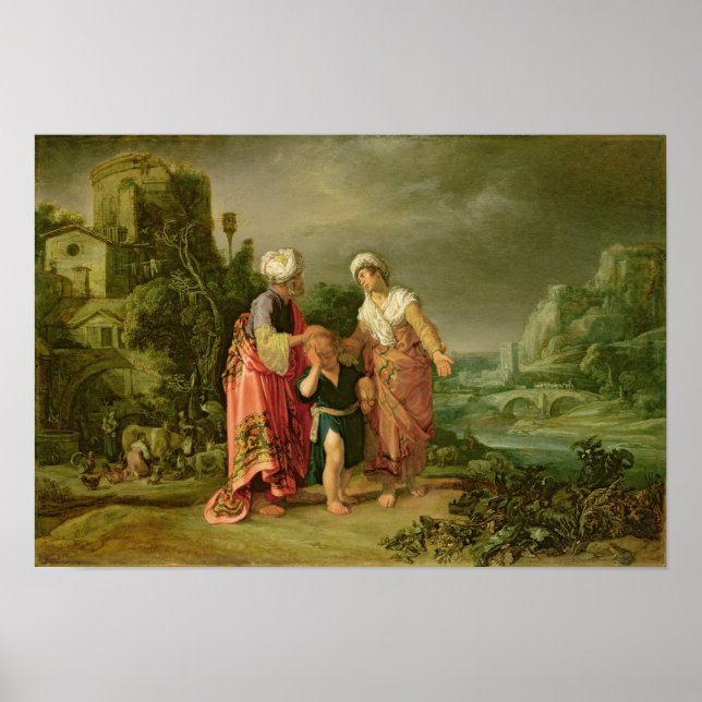 The Expulsion of Hagar, 1612 Poster (Framsidan)
