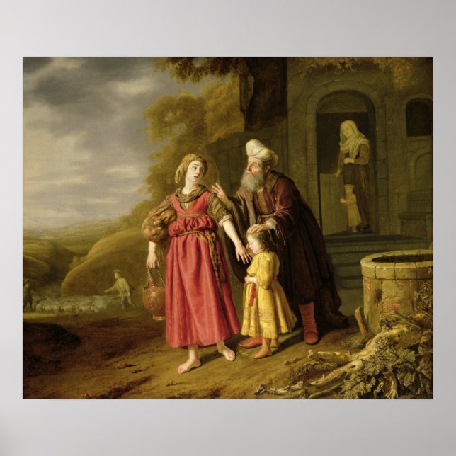 The Expulsion of Hagar and Ishmael, c.1644 Poster (Framsidan)