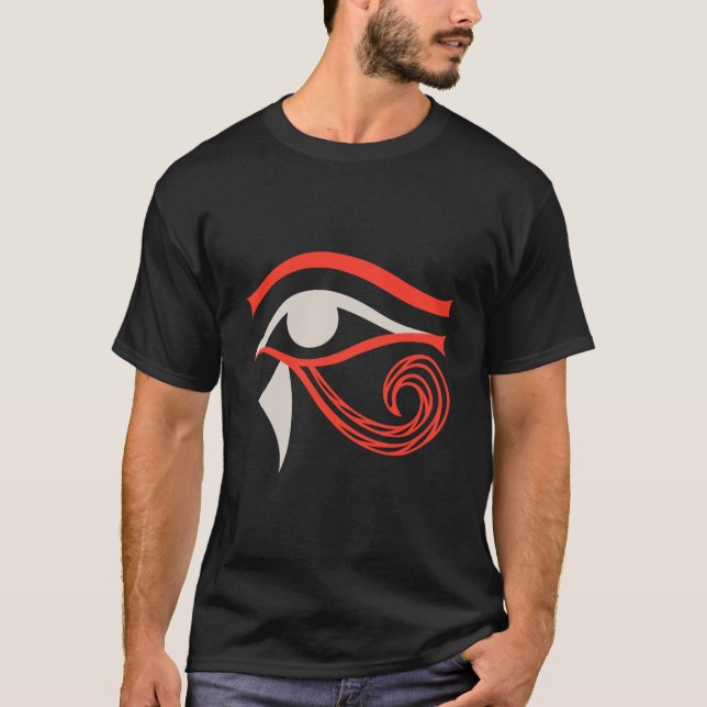 The Eye of Horus - Symbol of Protection T Shirt (Framsida)