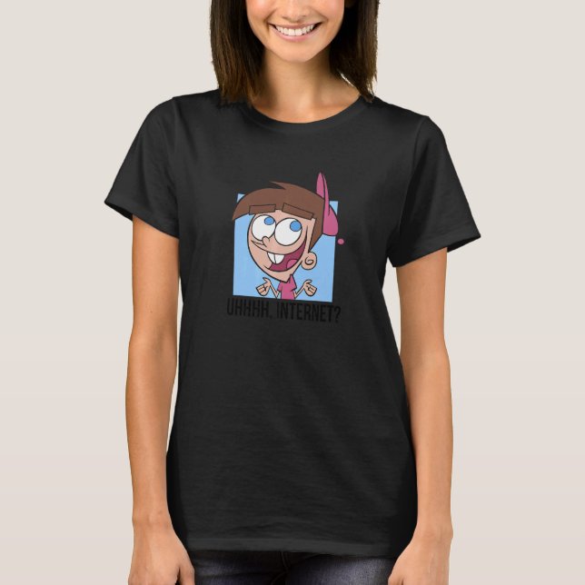 The Fairly OddParents Timmy Graphic Uhhhh Internet T Shirt (Framsida)