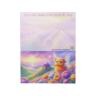 The Fairy Collection: Highland Cow Fairy Antecknin Anteckningsblock