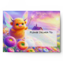 The Fairy Collection: Highland Cow Fairy-kuvert