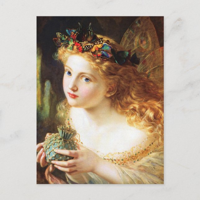 The Fairy Queen - Sophie Anderson Vykort (Framsida)
