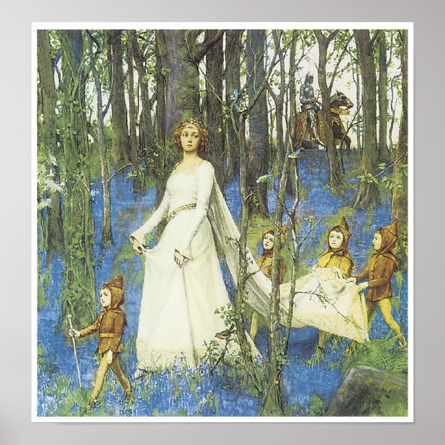 The Fairy Skogen, 1903 Poster (Framsidan)