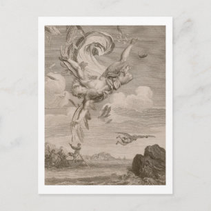 The Fall of Icarus, 1731 (engrave) Vykort
