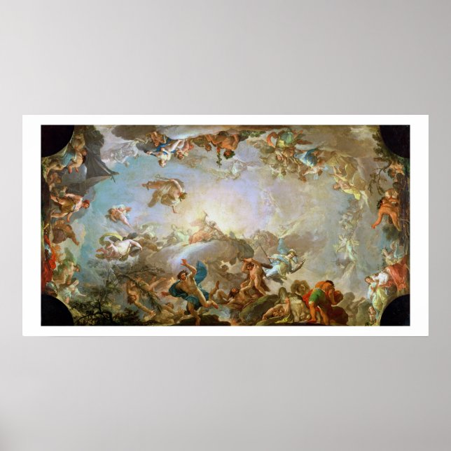 The Fall of the Giants besieging Olympus, 1764 (oi Poster (Framsidan)
