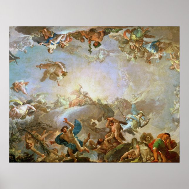 The Fall of the Giants besieging Olympus, 1764 (oi Poster (Framsidan)