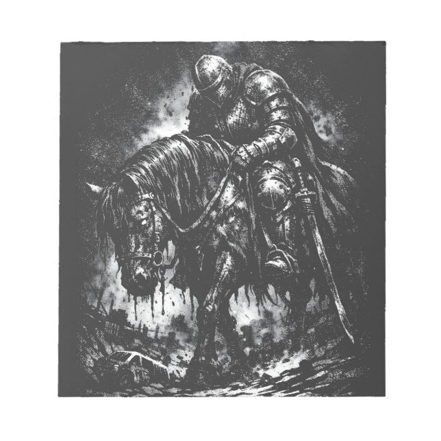 The Fallen Knight av BurnsInHell Anteckningsblock (Framsida)