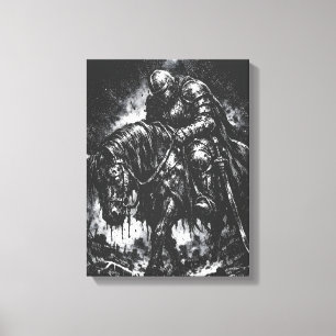 The Fallen Knight av BurnsInHell Canvastryck
