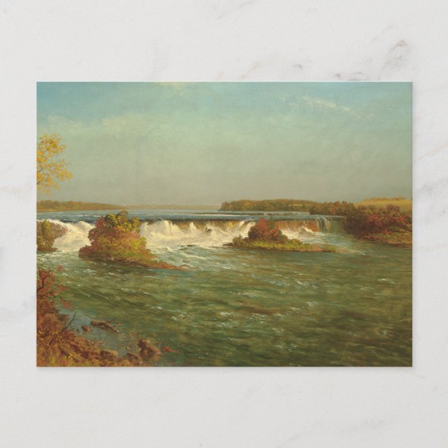 The Falls of Saint Anthony, c.1887 (oil on canvas) Vykort (Framsida)