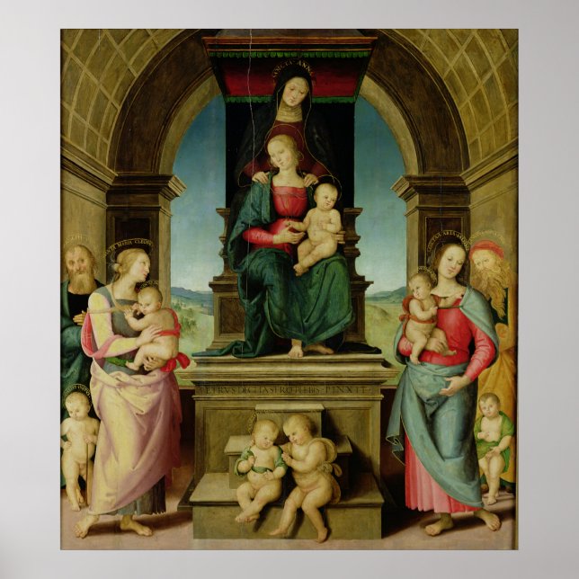 The Family of St. Anne, 1507 Poster (Framsidan)