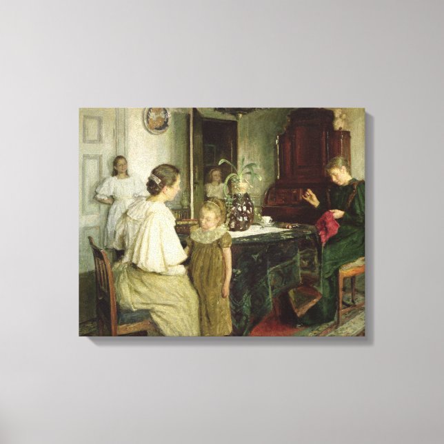 The Family of the Artist, 1895 Canvastryck (Framsida)