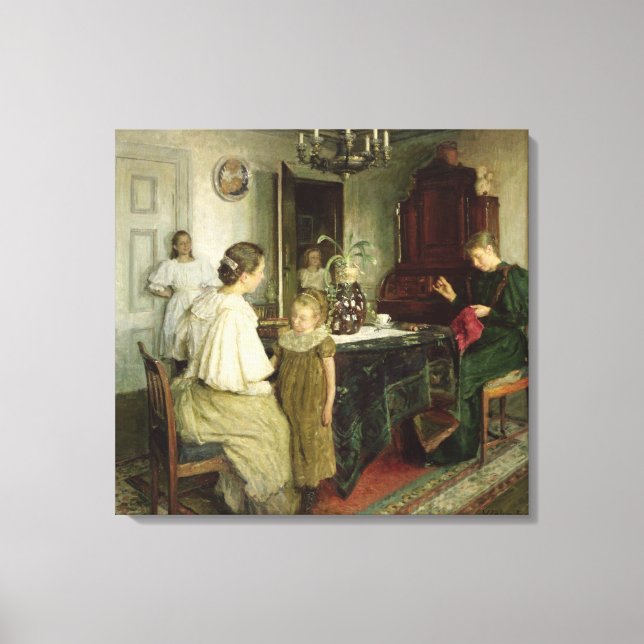 The Family of the Artist, 1895 Canvastryck (Framsida)