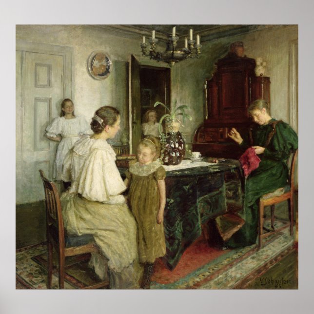 The Family of the Artist, 1895 Poster (Framsidan)