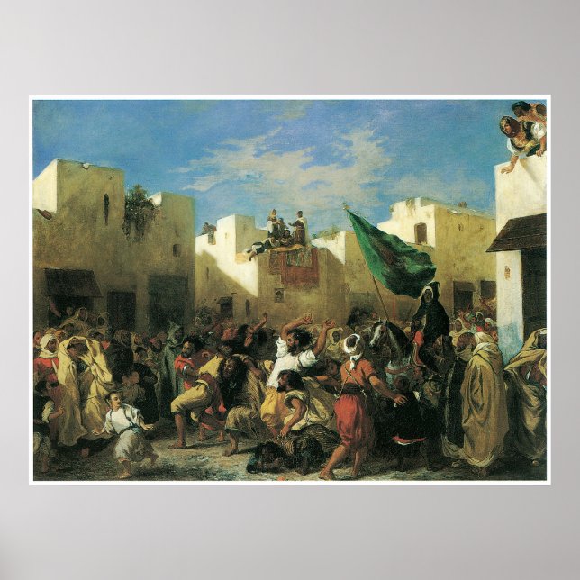 The Fanatics of Tangier, 1838 Poster (Framsidan)
